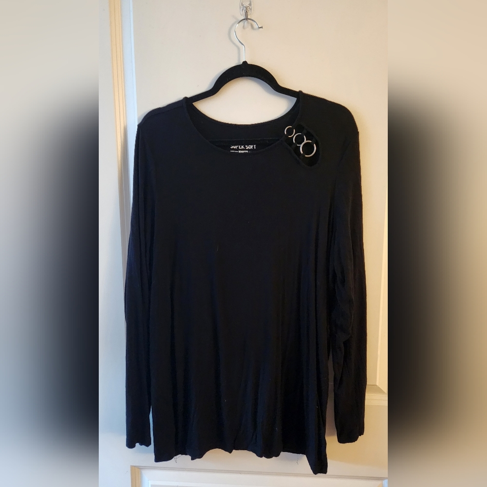 Black Super Comfy Torrid Top, 2X